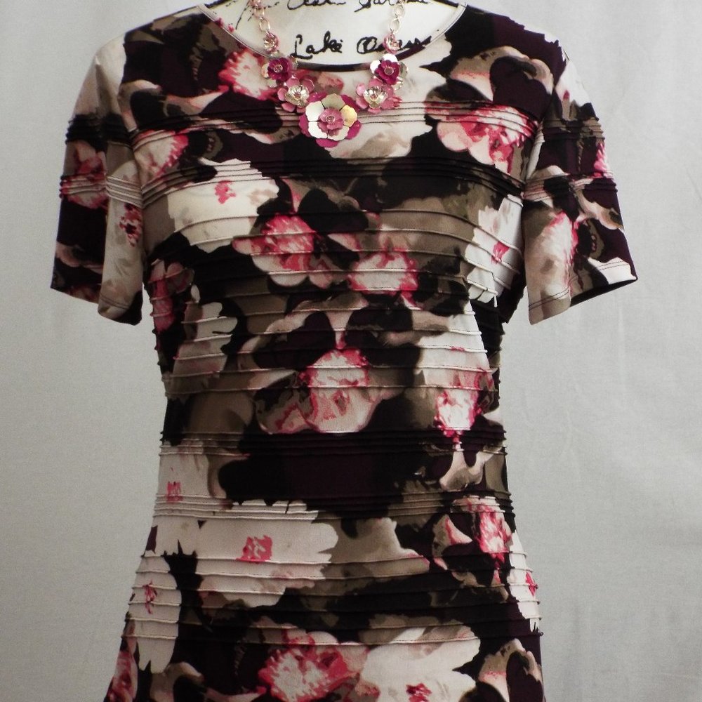 Calvin Klein Floral Short Sleeve Top